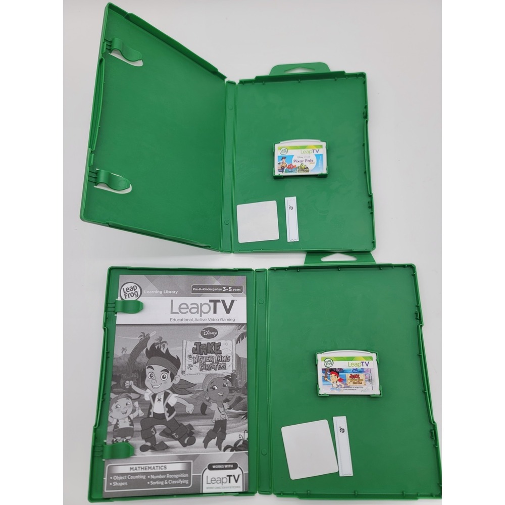 LeapFrog LeapTV Educational Game System Bundle 7 Games Camera Tested READ - Picture 6 of 7